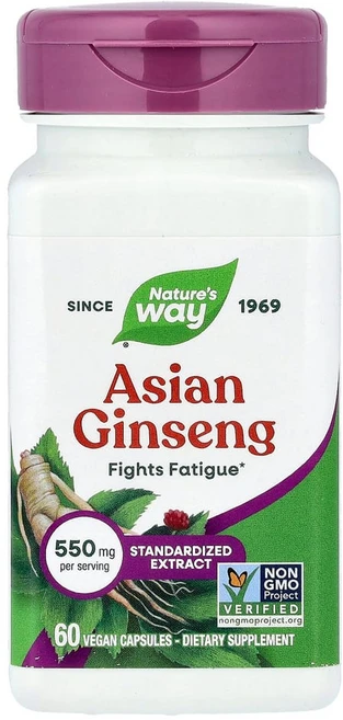 네이처스웨이 프리미엄 추출물 아시아 인삼 베지 캡슐 60정, 120g, 1개 - 쿠팡