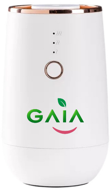 가이아 에어 전자 디퓨저 아로마 에센셜오일전용 1세트, 1개, 250ml, 디퓨저 본체만