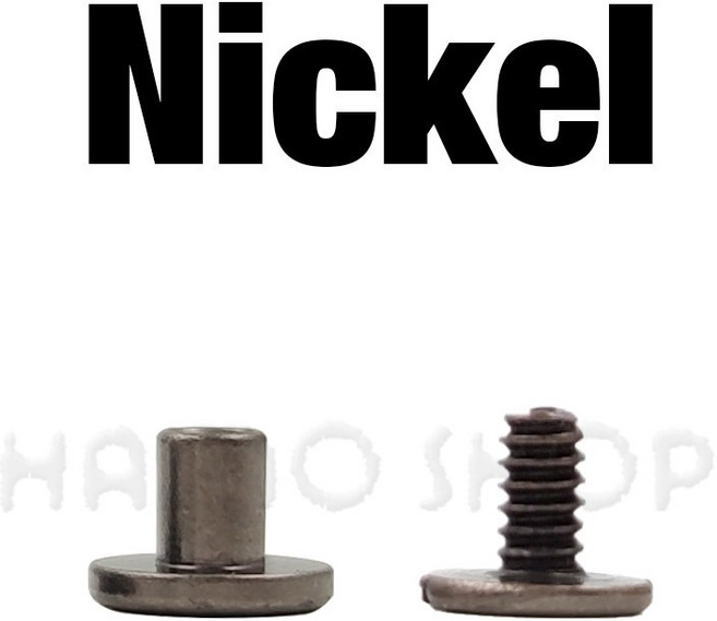 10 세트 금속 용 곡선 나사 리벳 공예 헤드 수하물 네일 책 가죽 스크류 벨트 솔리드 의류/가방/신발 스트랩 더블