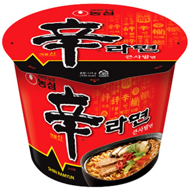 농심 신라면 큰사발 114gx12컵