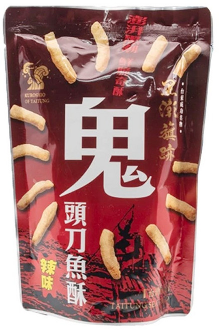 KUROSHIO OF TAITUNG 鬼頭刀魚酥, 1個, 鬼頭刀魚酥-辣味, 60g