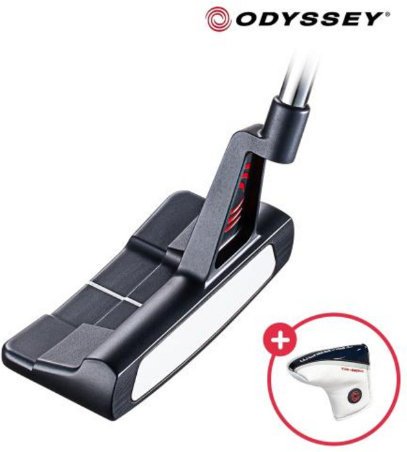 오딧세이 트라이빔 퍼터 더블와이드 CS 캘러웨이코리아정품, 3도, R, 길이 : 33인치