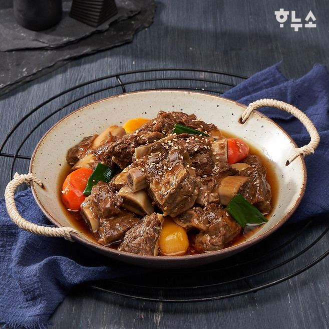 하누소 시그니처 전통 소갈비찜, 2개, 750g