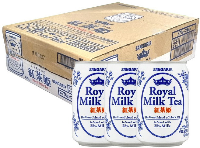 산가리아 로얄 밀크티, 275g, 24개