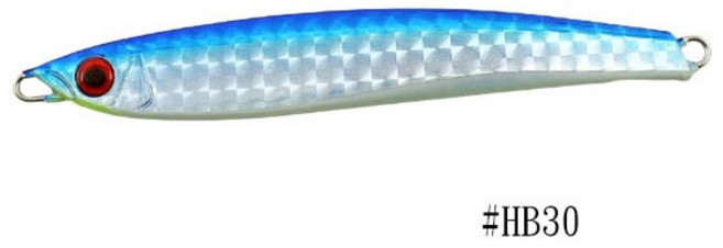 ZEST日本原裝鐵板路亞 - 白帶魚/煙仔虎適用 (200g/250g/270g), 1個, 藍背HB30,200g