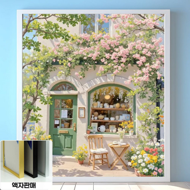 슈슈보석십자수 예쁜 도안 모음 패브릭형 40X50 DIY 비즈공예, SU02, 1세트