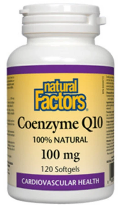 캐나다 내추럴팩터스 코엔자임 Q10 100mg 120정 (Natural Factors Coenzyme Q10), 1통에 120정, 1개 - 쿠팡