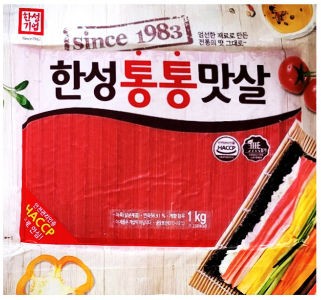 한성기업 [한성기업] 통통맛살 1kg, 3개