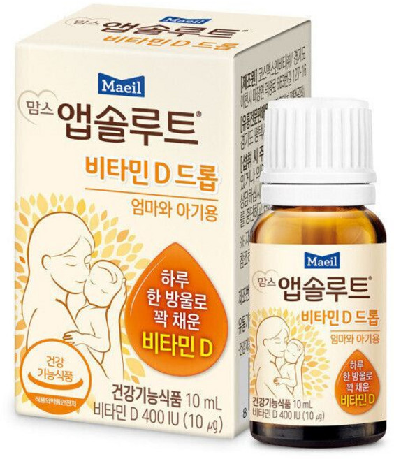 매일유업 맘스 앱솔루트 비타민 D 드롭, 10mL, 1개