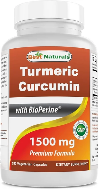 강황 커큐민 1500mg 바이오페린 고함량 180캡슐 3개월 Turmeric Curcumi, 강황 커큐민 1500mg 바이오페린 180캡슐, 180정, 1개 - 쿠팡