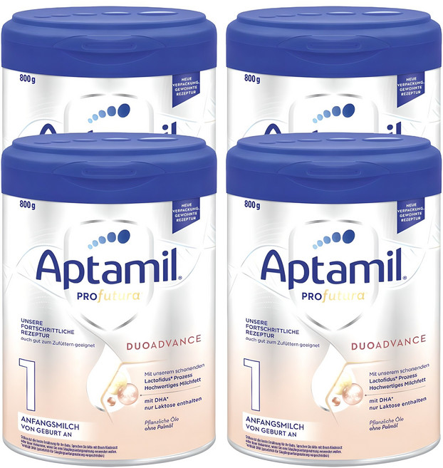 압타밀 프로푸트라 듀오어드밴스 1단계, 4개, 800g