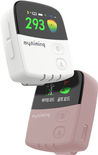 본사 마이에이밍 굿보이스 골프거리측정기 + 에이밍, 화이트