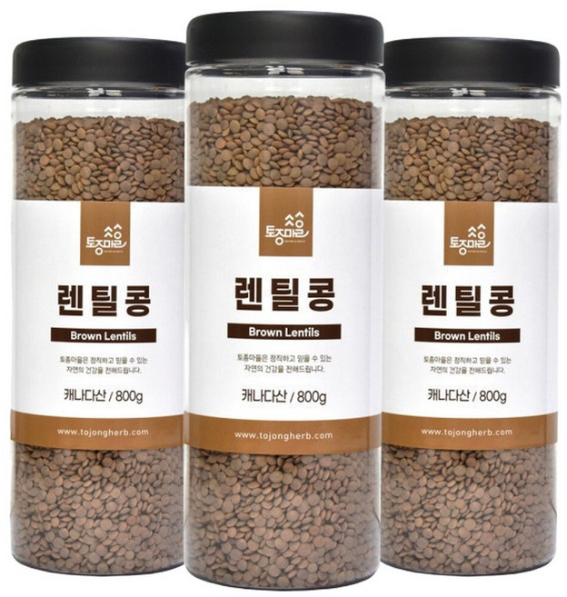 렌틸콩 800g X 3개 렌즈콩 프리미엄