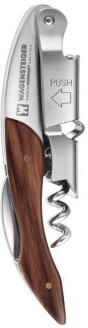 바겐슈타이거 와인 오프너 2단 우드손잡이 맥주 병따개, 우드, 1개