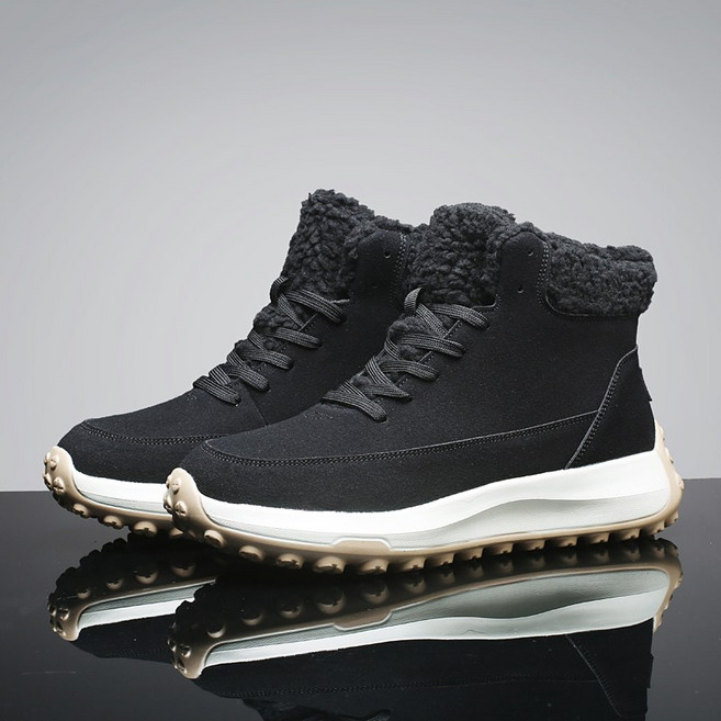 겨울 남성용 방한부츠 가벼운 미끄럼방지 등산화 털부츠 기모부츠 C10