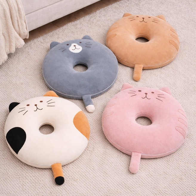 메모리폼 임산부 도넛 방석 논슬립 원형방석