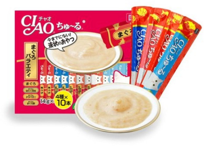 챠오츄르 고양이 버라이어티 간식, 참치, 560g, 1개