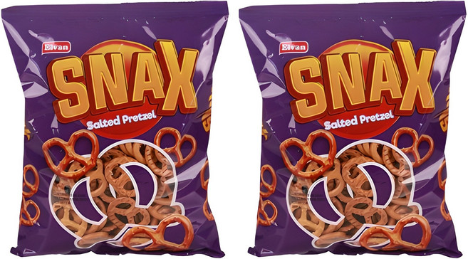 Elvan Snax椒鹽蝴蝶餅, 2包, 200g