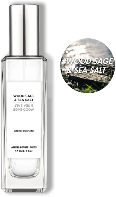 떼시스 우드세이지 앤 씨 솔트 청량한 프레시 우디 솔트 머스크 니치 향수 오드퍼퓸, 우드세이지 앤 씨솔트 30ml, 1개, 30ml - 쿠팡