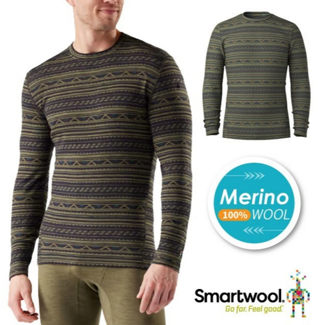 Smartwool 100%美麗諾羊毛圓領長袖上衣 NTS Mid 250