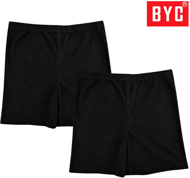 신축성이 좋은 BYC 면스판 3부 속바지 2개