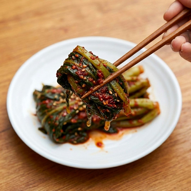 전남 여수 돌산 갓김치 산지직송 국내산, 2kg, 1개