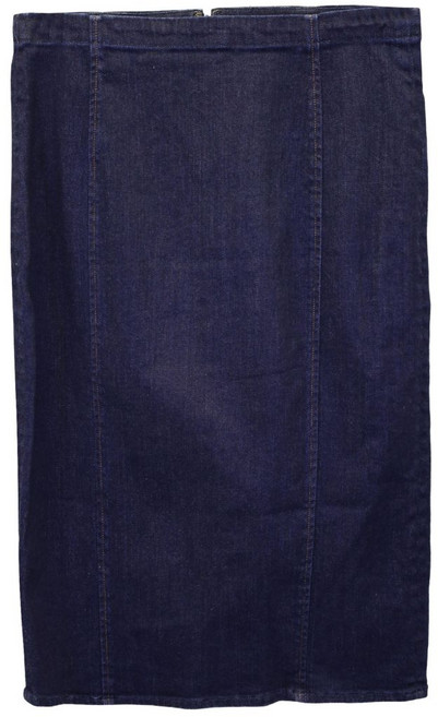 폴로 랄프 로렌 중고 데님 미디 펜슬 스커트