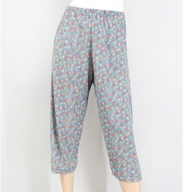 [서울양품점] 여성 냉감 아이스쿨 몸빼 8부고쟁이바지 여름잠옷 홈웨어