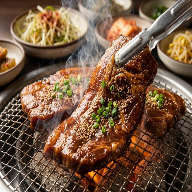 국내산 제주흑돼지 한돈 왕구이 왕갈비 양념 돼지갈비 1.2kg