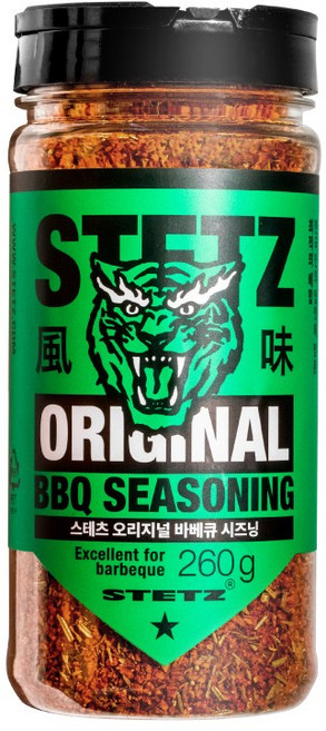 스테츠 오리지널 바베큐 스테이크 시즈닝, 260g, 1개
