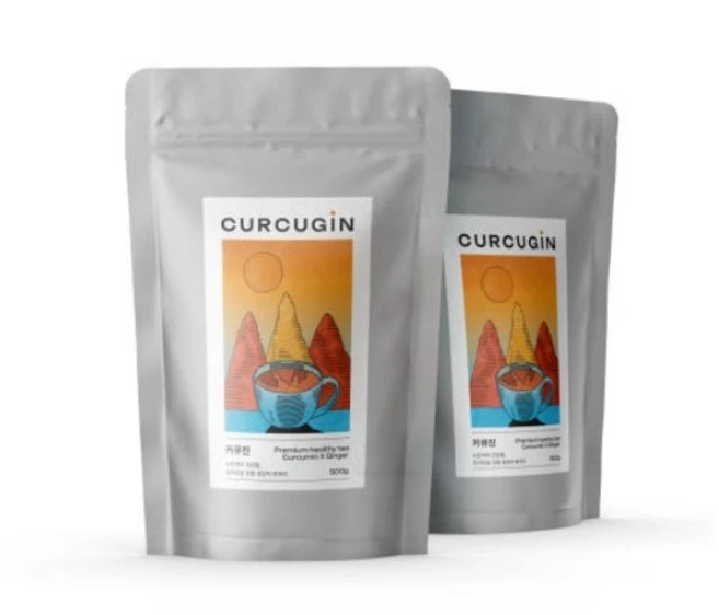 [헬믹스] 커큐진 강황생강차 커큐민 분말 파우더, 1개, 500g - 쿠팡