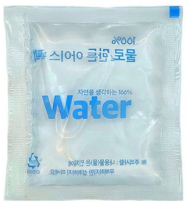 아이스팩 물 100% 완제품 9x10 (소형 미니 초미니 물 워터 아이스팩) SPK, 1세트, 50개