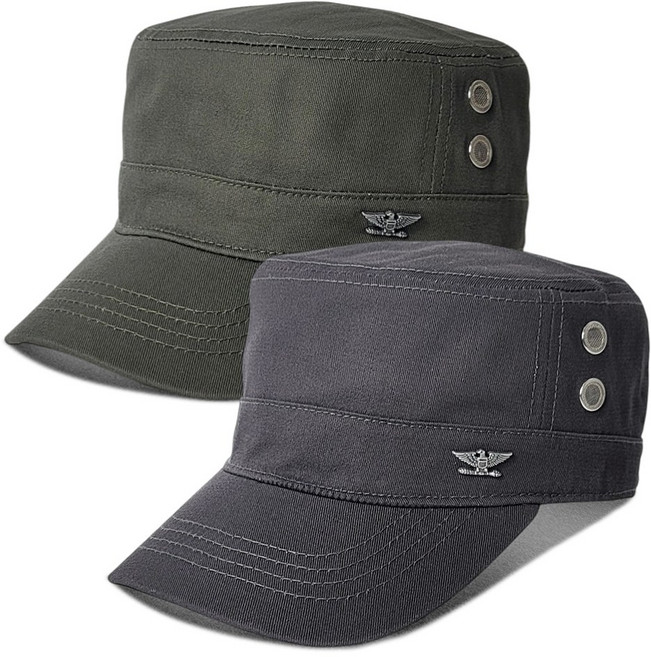 나인벨로 1+1 밀리터리 군모 무지 캡 남성 모자