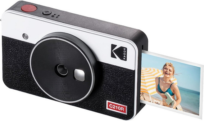 KODAK Mini Shot 2 Retro 拍立得相機, 1個, C210R+8張底片 白色, 小