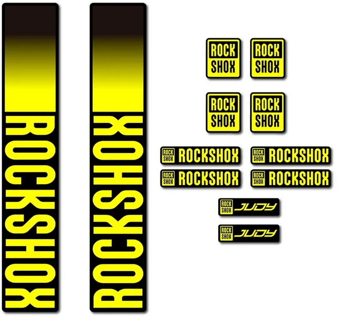RockShox Judy 그라디언트 포크 스티커 MTB 서스펜션 스타일링 자전거 장식 용 멀티 컬러 방수 비닐 데칼, [03] Reflective laser, [02] 40x26CM, 1개