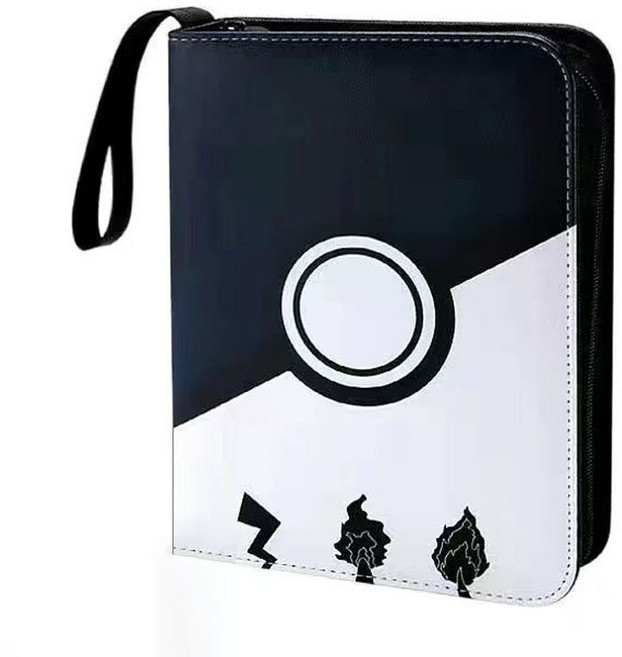 게임 카드 400장 보관 앨범 콜렉터 북 바인더 형, 카드앨범(네이비블루)