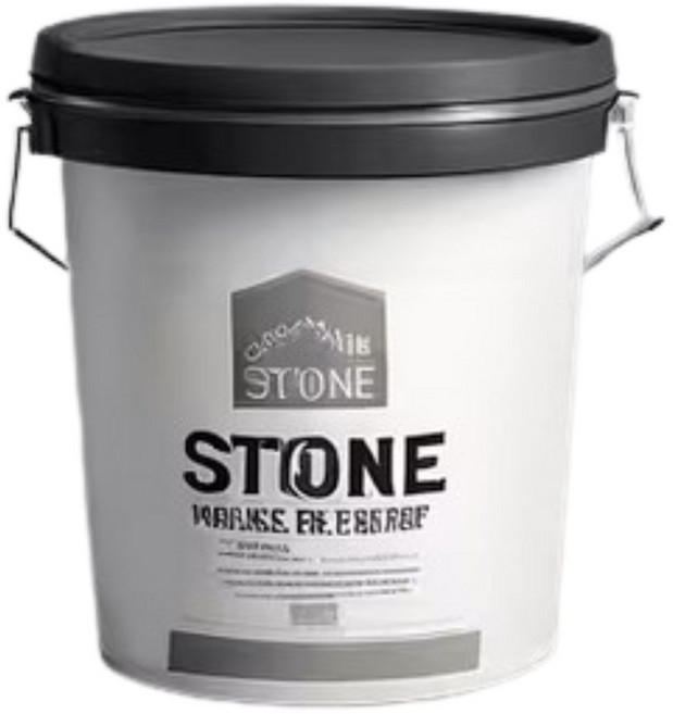 STONE 石頭漆 仿岩石質感塗料 礦物石塗料 無縫塗料 灰泥塗料 牆面地坪適用, 1個, 清水灰1kg