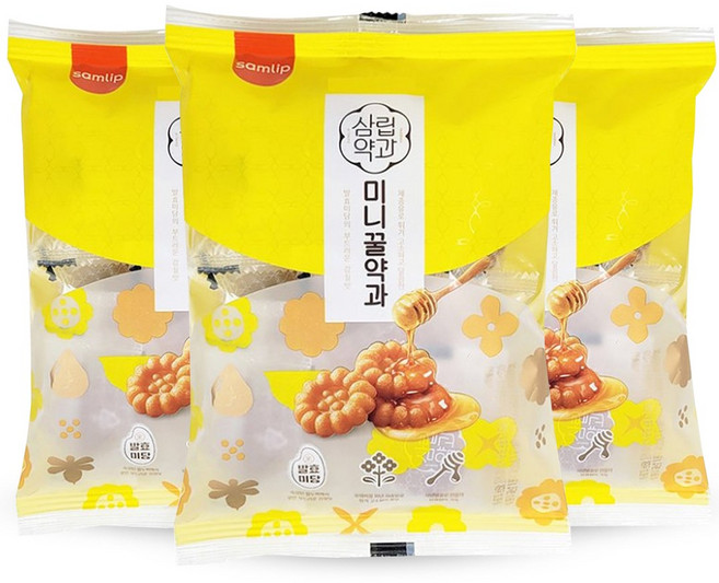 삼립 미니꿀약과, 140g, 3개