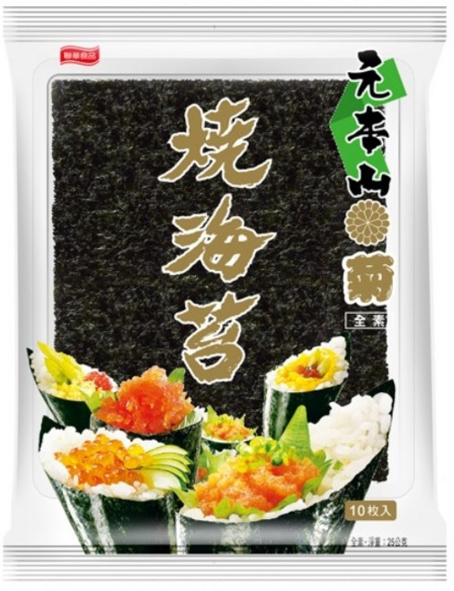 元本山 菊燒海苔 壽司專用 30片, 1個