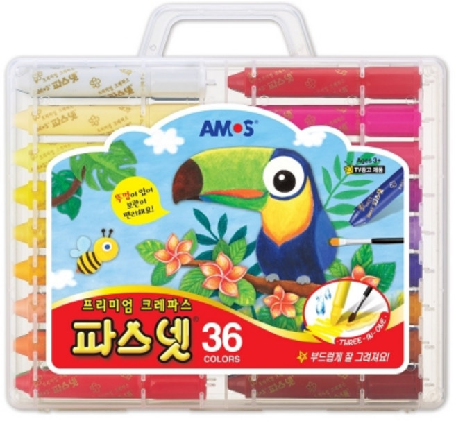 아모스 파스넷 36색, 에일린스 본상품선택, 1개