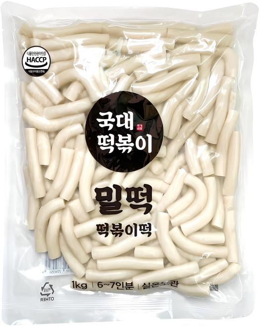국대떡볶이 떡볶이떡 밀떡 실온보관, 1개, 1kg