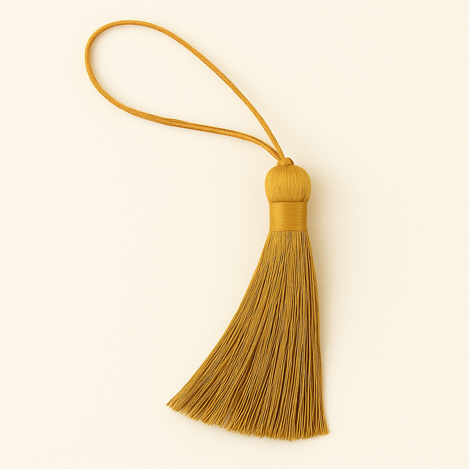 잇츠K 실크 볼륨 태슬/ 답례 선물 전통 보자기 포장 매듭 장식, 20개, 금색