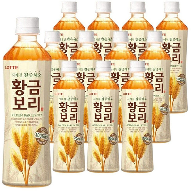 롯데 황금보리 x 500ml 12PET, 본상품