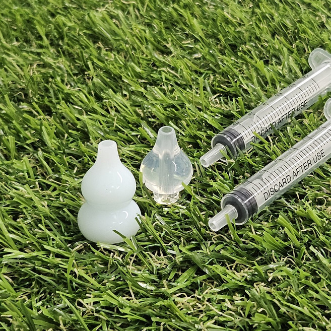 크레마루 크레스티드 게코 파스텔 실리콘팁 슈퍼푸드 피딩 주사기, 3ml, 스카이