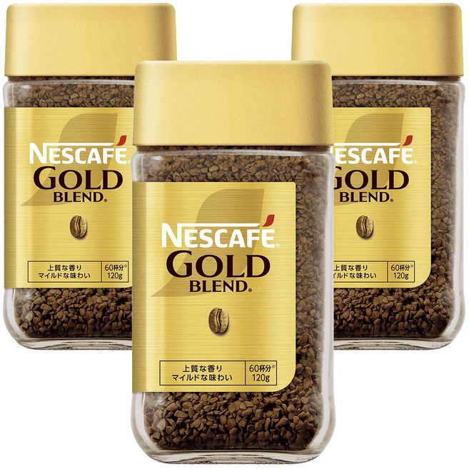 네스카페 골드 블랜드 커피, 120g, 1개입, 3개