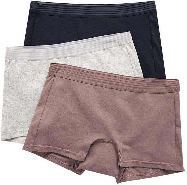 물랑루즈 이너프 순면스판 위생 드로즈 3종 여성용