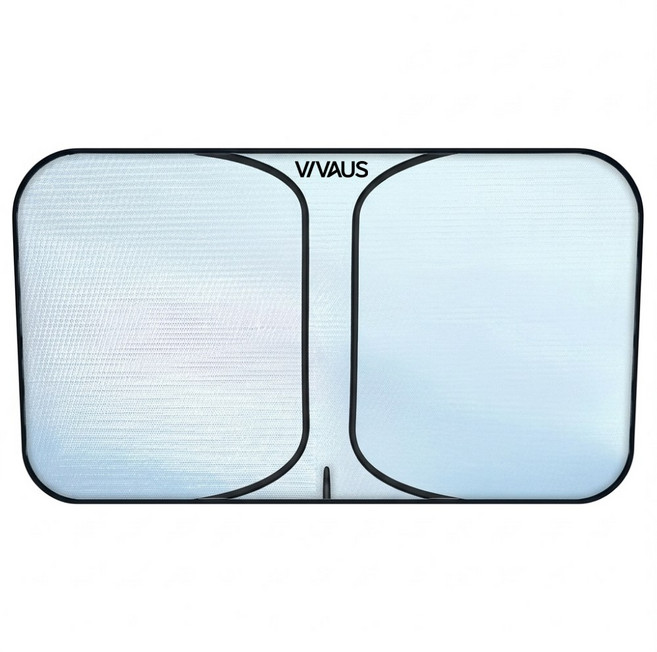 비바어스 앞유리 자동차 차량 햇빛가리개, LA BLACK, 1개