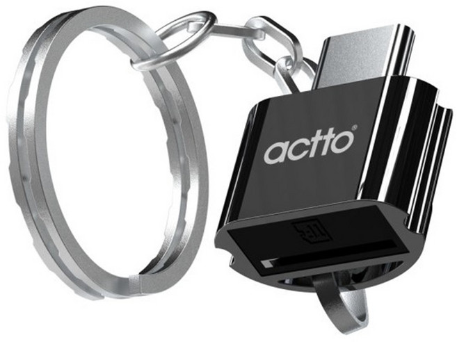 (엑토) 카드리더기 포켓 타입 C OTG CRD-45, 그레이, 1개