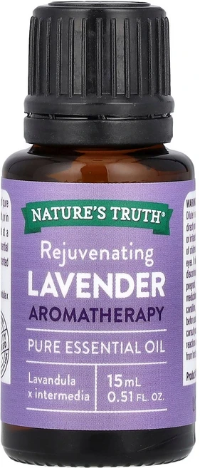 Nature's Truth 퓨어 에센셜 오일 리쥬브네이팅 라벤더 15ml(0.51fl oz) Truth (네이처스 트루스) - 쿠팡