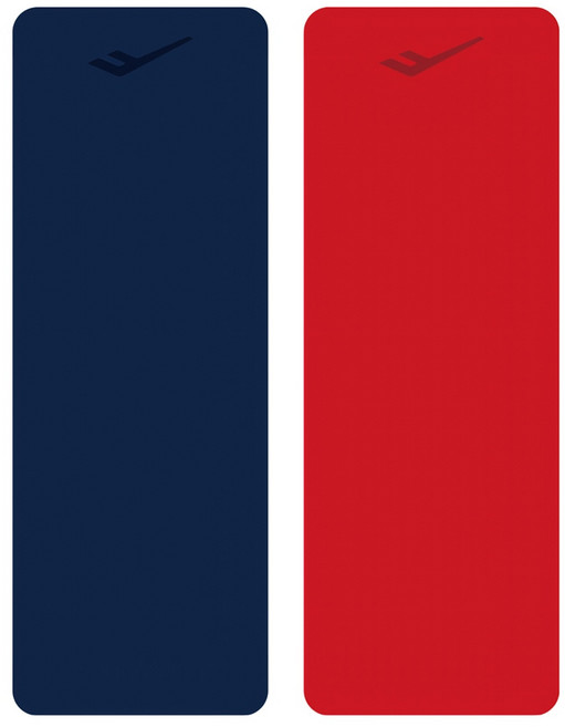 프로-스펙스 TPE 6mm 요가매트 필라테스 스포츠 헬스 홈트 운동매트 네이비&레드, 1개